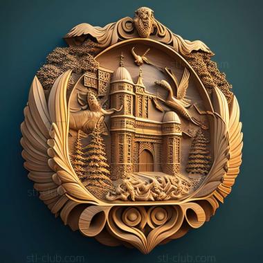 3D модель Хмельницкий в Украине (STL)